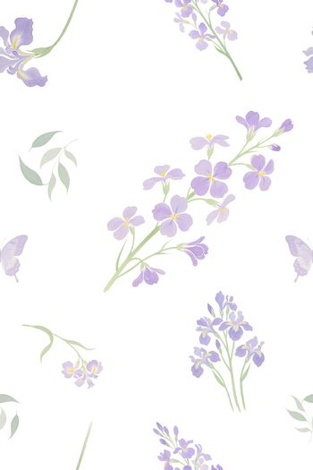 小清新印花花型图片