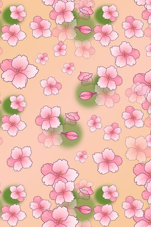 花卉印花花型图片