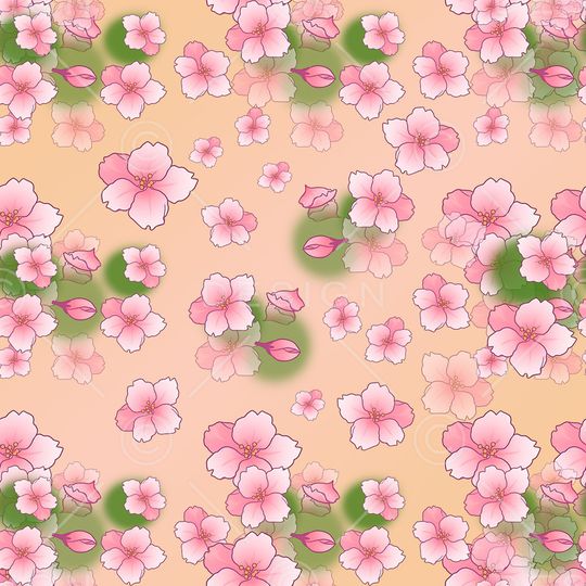 花卉印花花型图片