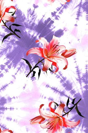 花卉印花花型图片
