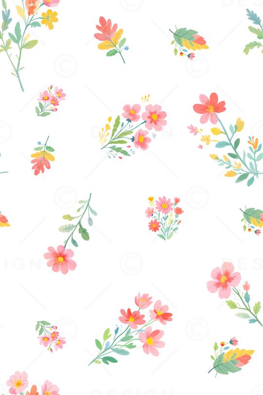 小清新印花花型图片