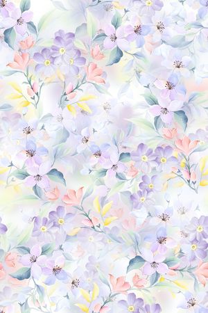 小清新印花花型图片