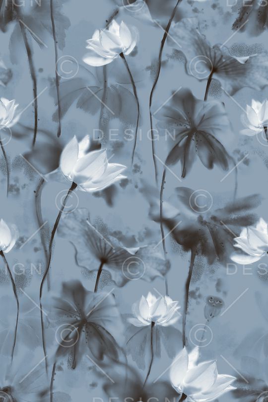 中国风印花花型图片