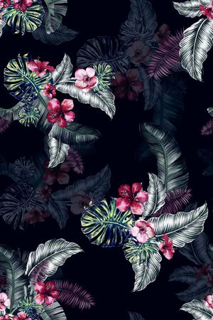 影花印花花型图片