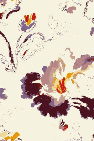 花卉印花花型图片