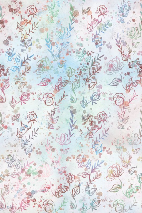 花卉印花花型图片