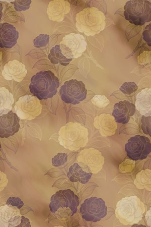 中国风印花花型图片