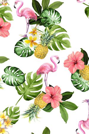 菠萝印花花型图片