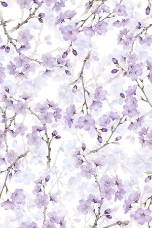 满版散花印花花型图片