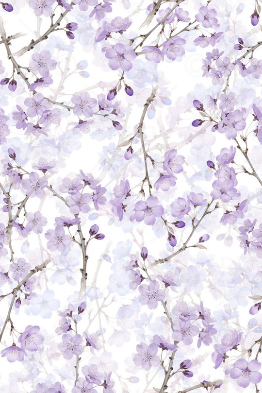 满版散花印花花型图片