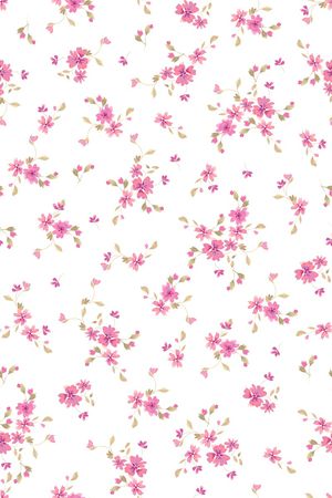 春夏花型印花花型图片