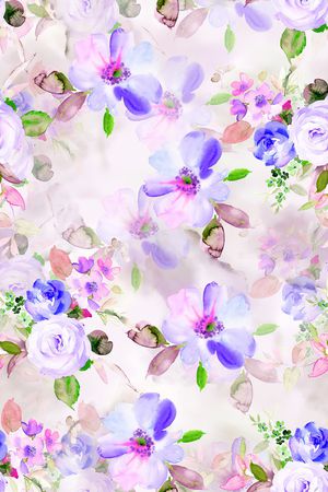 花卉印花花型图片