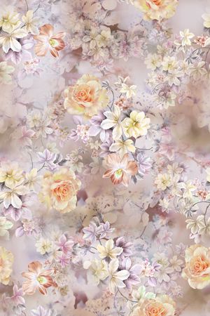 小清新印花花型图片
