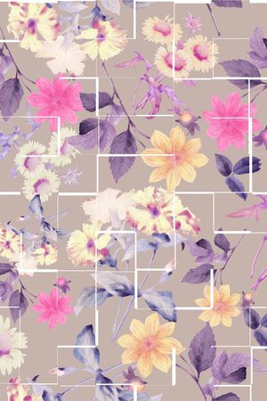 碎片印花花型图片