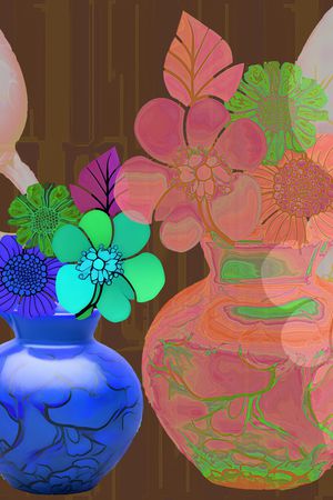 花卉印花花型图片