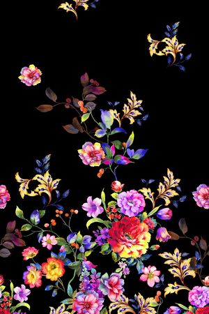 定位花印花花型图片
