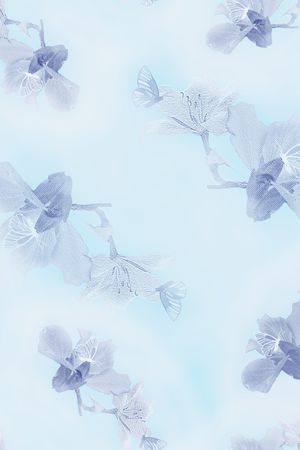 花卉印花花型图片