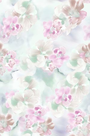 小清新印花花型图片