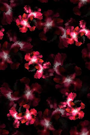 花卉印花花型图片
