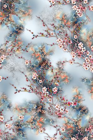 花卉印花花型图片