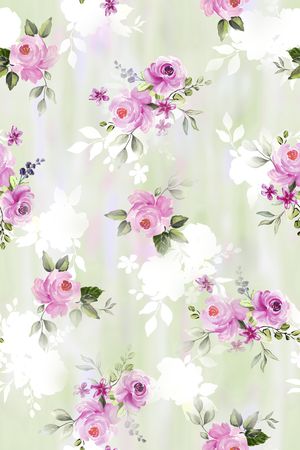 花卉印花花型图片