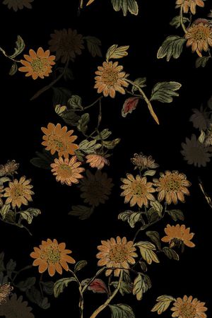 花卉印花花型图片