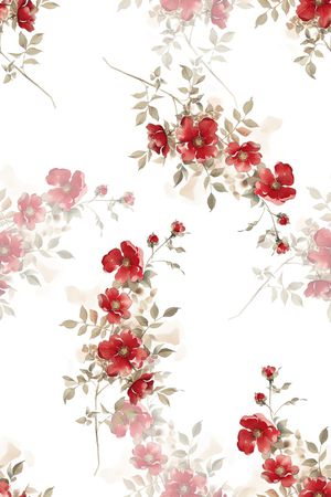 花卉印花花型图片