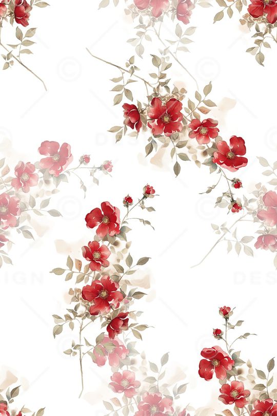 花卉印花花型图片