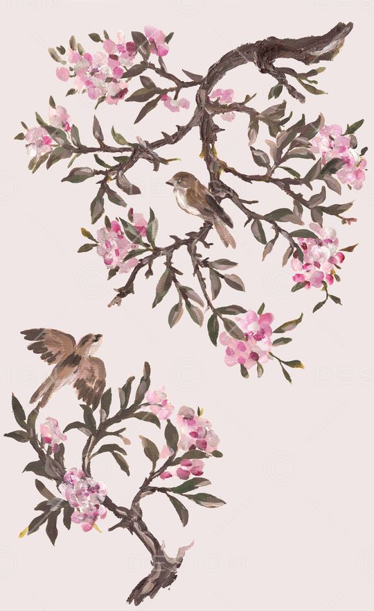 粉色印花花型图片
