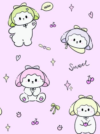 1628063-小兔子儿童印花紫色底