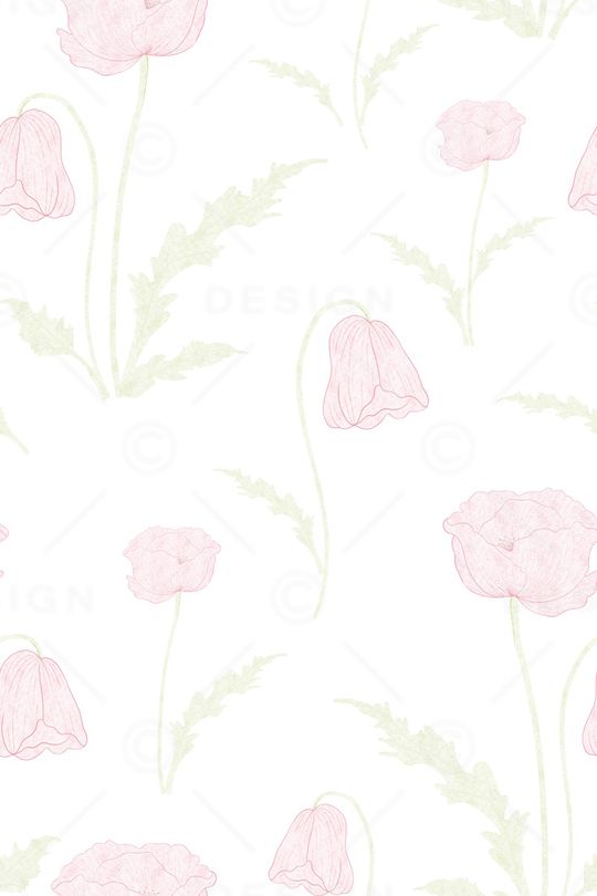 年轻女装印花花型图片