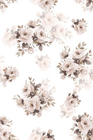 真丝印花花型图片