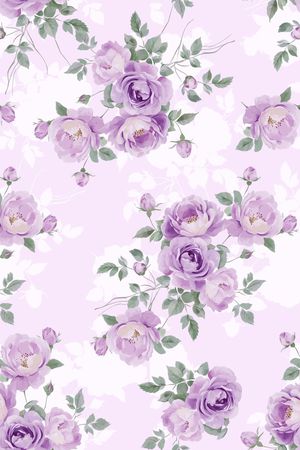 真丝印花花型图片