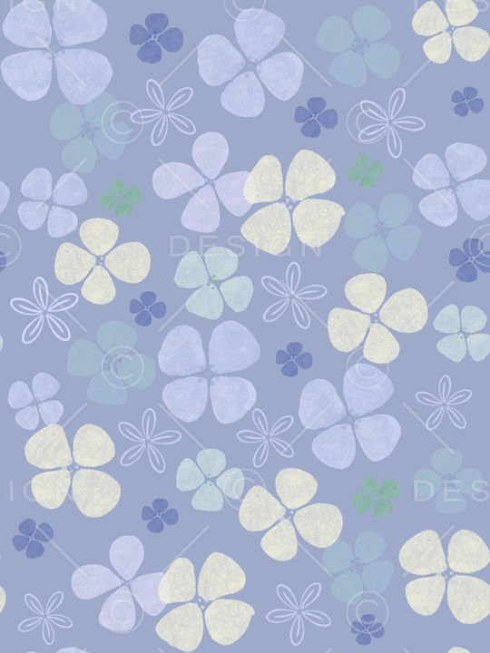 四叶草印花花型图片