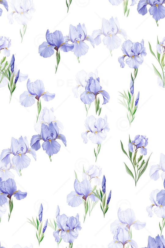影花印花花型图片
