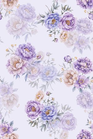 花卉印花花型图片