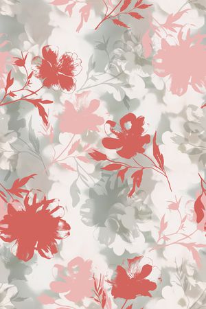 真丝印花花型图片