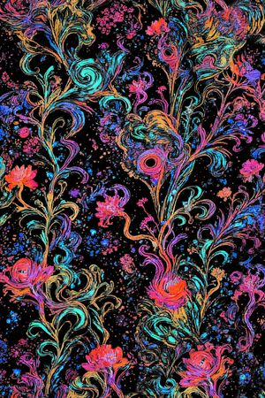 花卉印花花型图片