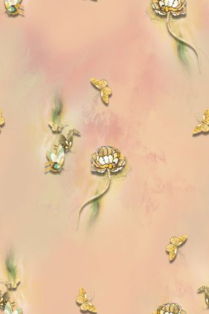 中国风印花花型图片