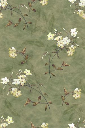 真丝印花花型图片
