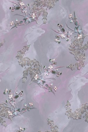 中国风印花花型图片