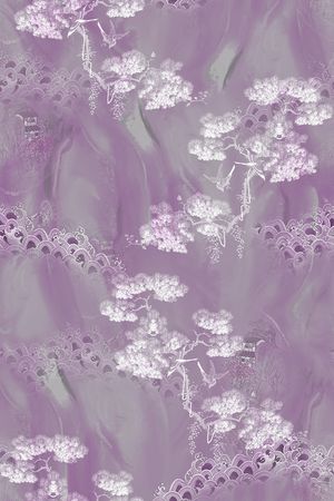 中国风印花花型图片