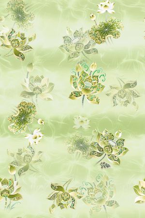 绣花花型印花花型图片
