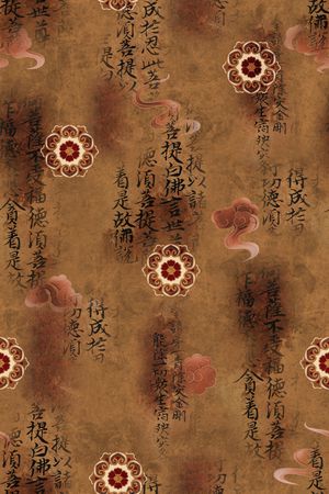 中国风印花花型图片
