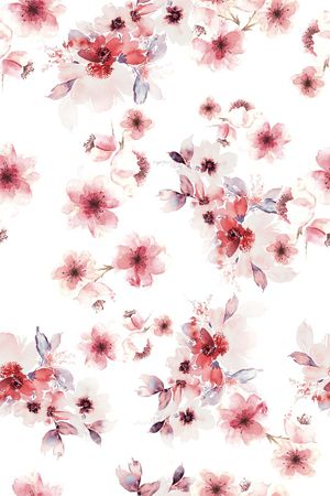 年轻女装印花花型图片