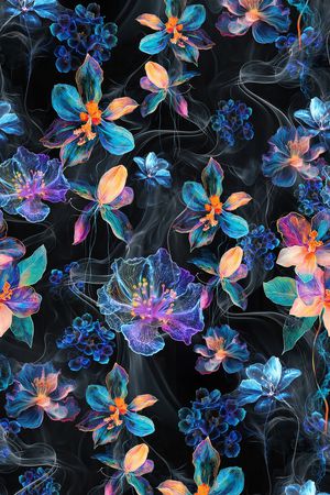花卉印花花型图片