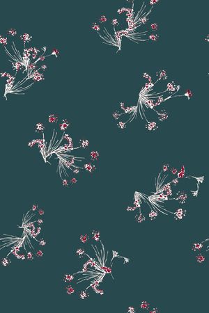 花卉印花花型图片