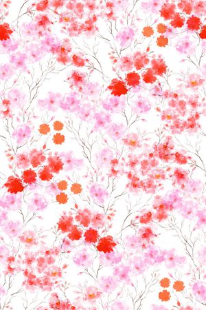 花卉印花花型图片