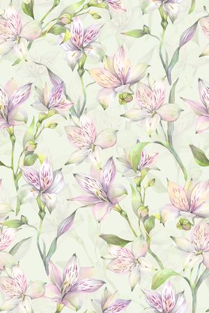花卉印花花型图片
