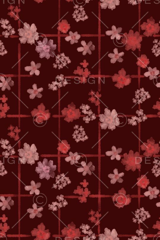 花卉印花花型图片